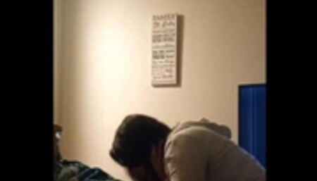 Fucking a fan while he watches my video