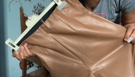 I try on 2 pairs of new leather pants