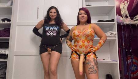 Taking Gia and Rampages straps