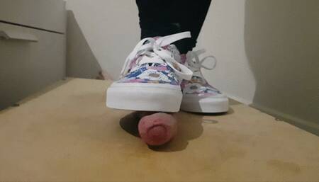 Cock Crush & Cum with Vans Flowers