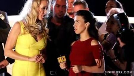 Paparazzi with Brandi Love and Tiffany Doll at SinfulXXX