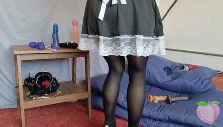 Hidden Cam: Maid Uses Mistress's Dildo