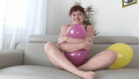 First balloon popping for Alexis