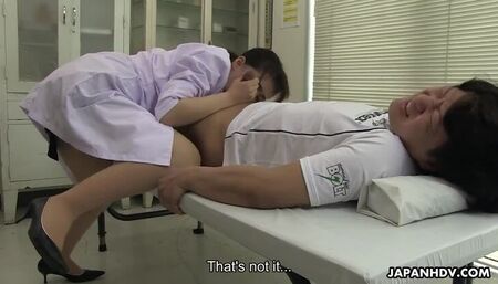 Japanese Sayaka Aishiro Sucks Dick While At Work Uncensored
