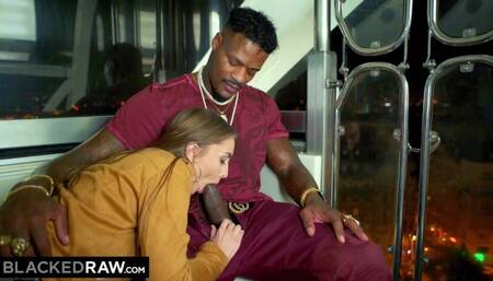 BLACKEDRAW Brunette Babe Gets Fucked Senseless by Dominant BBC