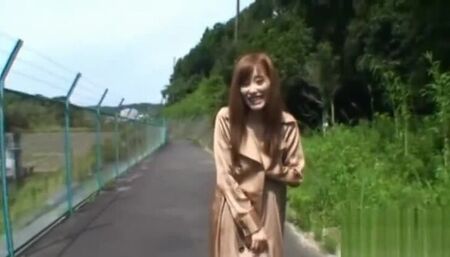 Swingeing exotic Chika Eiro is gently touching her cave era