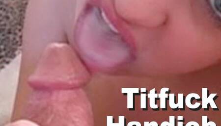 Britney Madison & Simon Synister Titfuck Handjob Facial  ZY2850