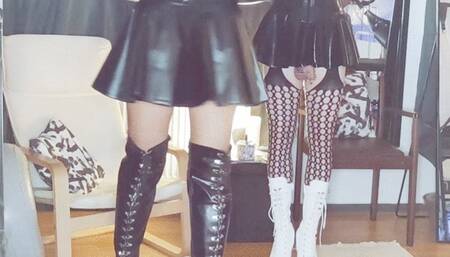 My poor bound Sissy worshiped my divine feet