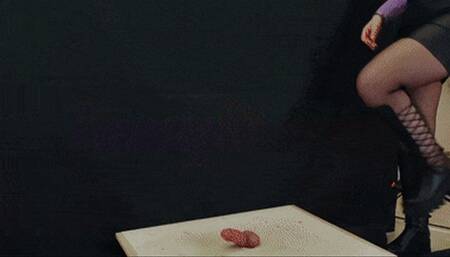 Aggressive Bootjob in High Knee Combat Boots - CBT, Trampling, Foojob, Femdom, Cumshot, Cock Crush, Cockboard