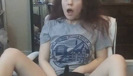 bratty college girl cums for you