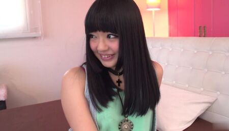 Racy Japanese Yuu Tsujii performing in anal fucking