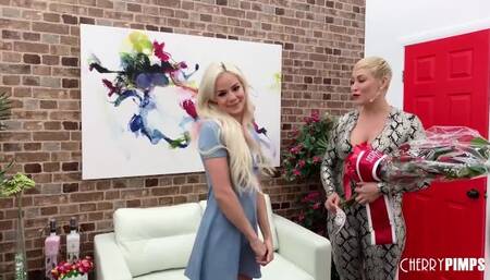 Petite Young Blonde Babe Elsa Jean Tells All As Our Cherry Of The Year