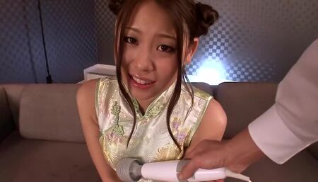 Fine-looking hairy Japanese Anjie Esuwan in a kinky sex video