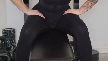 Cum for My workout sweaty ass