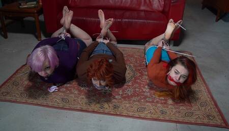 2134 Ada Amber and Roxie in Ziptie Trouble at Home