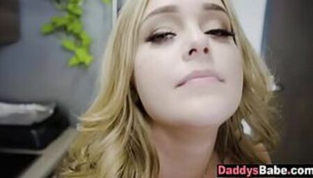 Teen stepdaughter begs stepfather to bang her