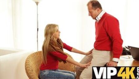 Babe knows no hesitation so she is nailed by the older man