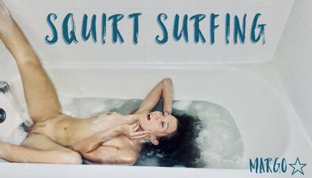 Riding Cock and Squirting in the Tub BBC