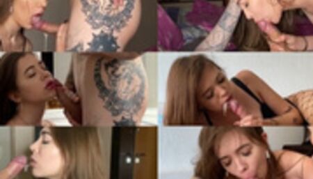 Oral Creampie Complitation by Vallery Ray