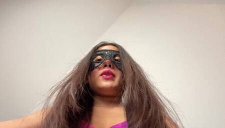 Wrestling Facesitting POV in White Pantyhose Leggings | Custom Video |