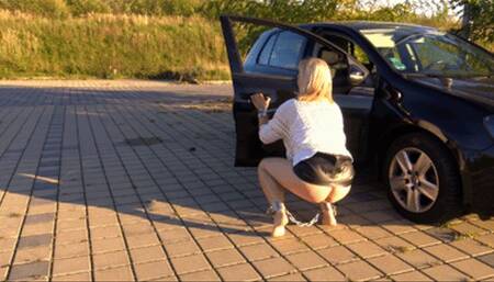 NEELE - PILLORY - ANKLE CUFFS AND CHAINS ON TOUR - PART 10