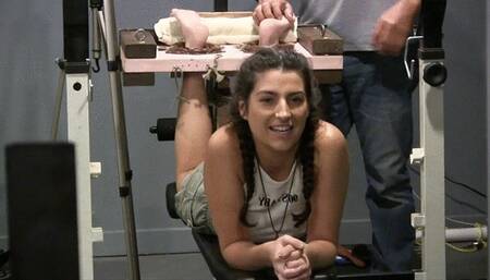 Fun with J's feet in the inverted stocks! " just a fun chill tickle massage & chat "