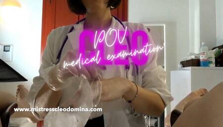 Cleo Domina -  POV - Medical examination