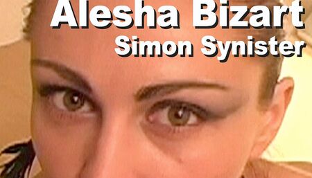 Alesha Bizart & Simon Synister: strip, handjob, cumshot