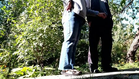 Stepmother praised a good boy in the street