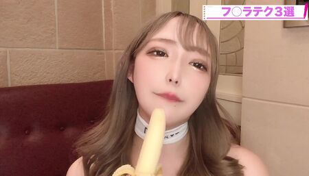 Blowjob course with Mr. Banana