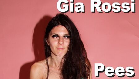 Gia Rossi Pees Through Her Panties