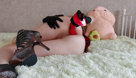 Anal Destruction Destruction Small Ass Dildo Under Skirt No Panties college Uniform Stepsister