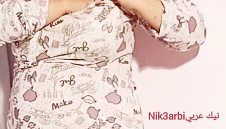 My Stepmom's Veiled Friend Raided My Room While I Masturbated