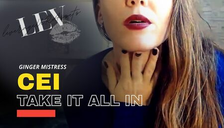 CEI open wide for your ginger Goddess Lev