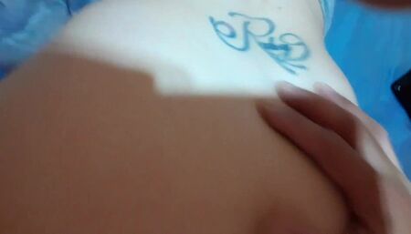 Red sucks my cock and gets fingered