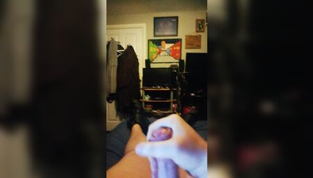 Cumming wearing my friends old shoes