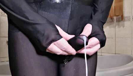 Sissy slut getting ready for Halloween