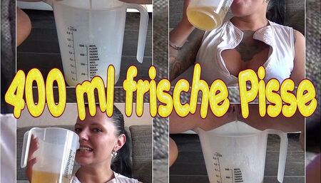 Pee pure - 400 ml fresh piss for me