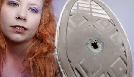 POV caught smelling stinky sneakers-Humiliated and made to jerk