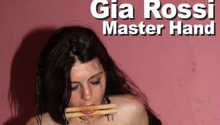 Gia Rossi & Master Hand BDSM Clamped Vibrated Shaven