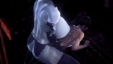 lady dimitrescu fucks lara croft