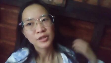 Amateur Asian girl solo at home