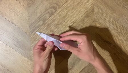 ASMR snake origami fetish