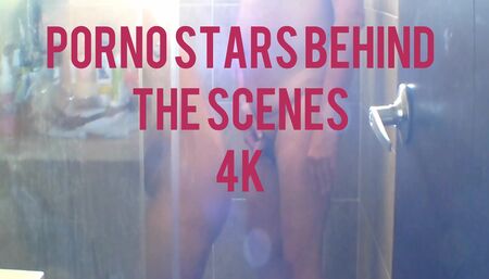 Sex and more behind the scenes with pornstars garabas and olpr