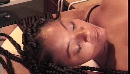 Hairy pussy girlfriend gets licked and fucked