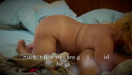 Wife licks lovers cock clean