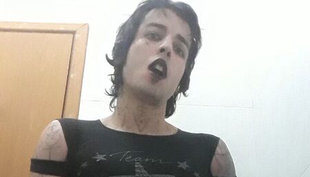 Wormboy big cock satanic tattooed