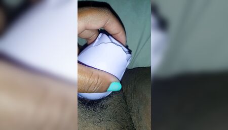 Vibrating my juicy clit