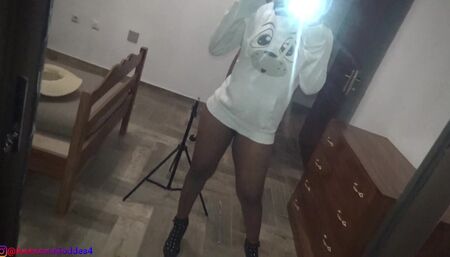 He came soon inside my creamy pussy in close up view