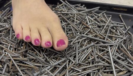 Satisfying Feet Textures and Foot Sounds